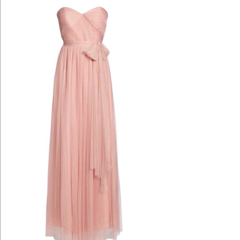 Jenny Yoo Annabelle Convertible Tulle Column Dress